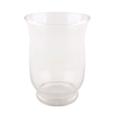 Clear glass Vase(10.7*15CM) for stylish home decor and flower arrangements.